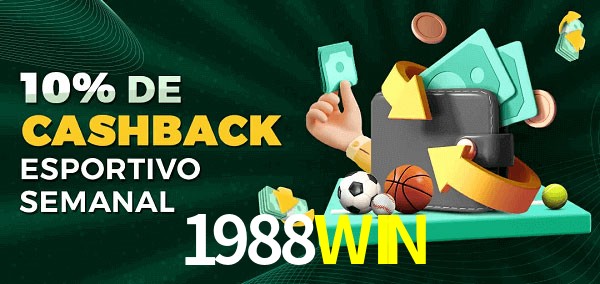 10% de bônus de cashback na 1988WIN